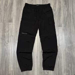 Primitive Skateboarding Clinton Track Pants - Mens Medium Nylon Black Joggers